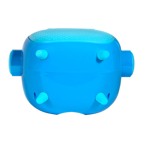 Bocina Infantil Vorago Bsp-205-Bl 4 Pulgadas Luz Led Usb Tipo C Efecto De Voces Microfono Azul