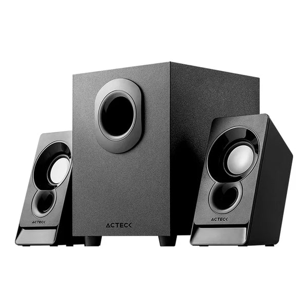 Bocinas 2.1 Acteck Subwoofer Elant As470 Alambrico Negro (AC-935241)