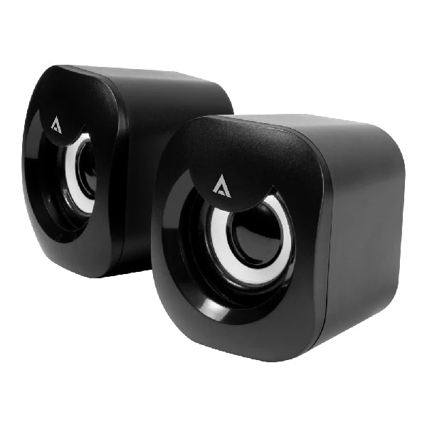 Bocinas Acteck Esence Basic As215, usb, Iluminación Led - Negro