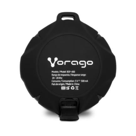 Bocinas Vorago Pool (Resistente al Agua) Bluetooth Ipx67 Negra Bsp-400