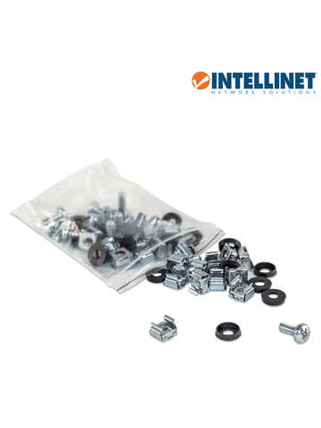 Bote Tornillos Intellinet 50 Juegos De Tornilleria M6 Gabinete o Rack 711081