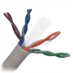 Bobina de Cable UTP CAT6+ BELDEN 2412 009a1000 - 305 m, Blanco, Interior, 100  Cobre