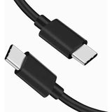 Cable Tipo C a Tipo C - color negro. 1 metro de largo. Alta resistencia de materiales y carga rápida DB-G-CCN