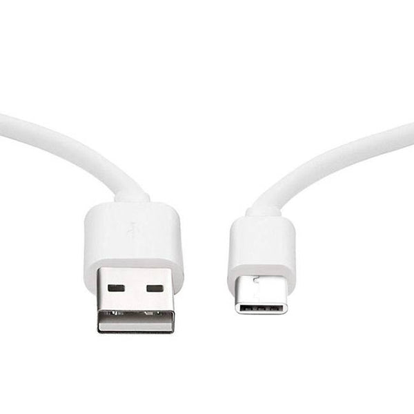 Cable USB A a TIPO C - color blanco. 1 metro de largo. Alta resistencia de materiales y carga rápida DB-G-USBCB