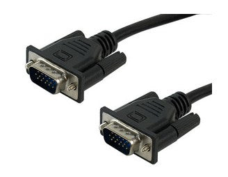 Cable SVGA HD15 macho a HD15 macho - de 1.8m Color Negro - 371315