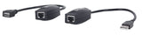 Extension USB hasta 60mts por cable UTP; Bus que proporciona alimentación - no requiere alimentación externa. - 179300