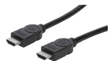 Cable HDMI 4K de Alta Velocidad con Canal Ethernet - Macho a Macho, Blindado, Negro, 2 m - 323215