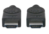 Cable HDMI 4K de Alta Velocidad con Canal Ethernet - Macho a Macho, Blindado, Negro, 2 m - 323215