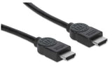 Cable HDMI Macho a Macho - Blindado, Negro, 10 m; Con canal Ethernet, Canal de Audio de Retorno, Vídeo en 3D y Color Profundo. - 323246