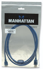 Cable para Dispositivos USB Micro-B de SúperVelocidad; USB 3.2 Gen 1 - A Macho/ SuperSpeed Micro-B Macho, 5 Gbps, 2 m, Azul - 325424