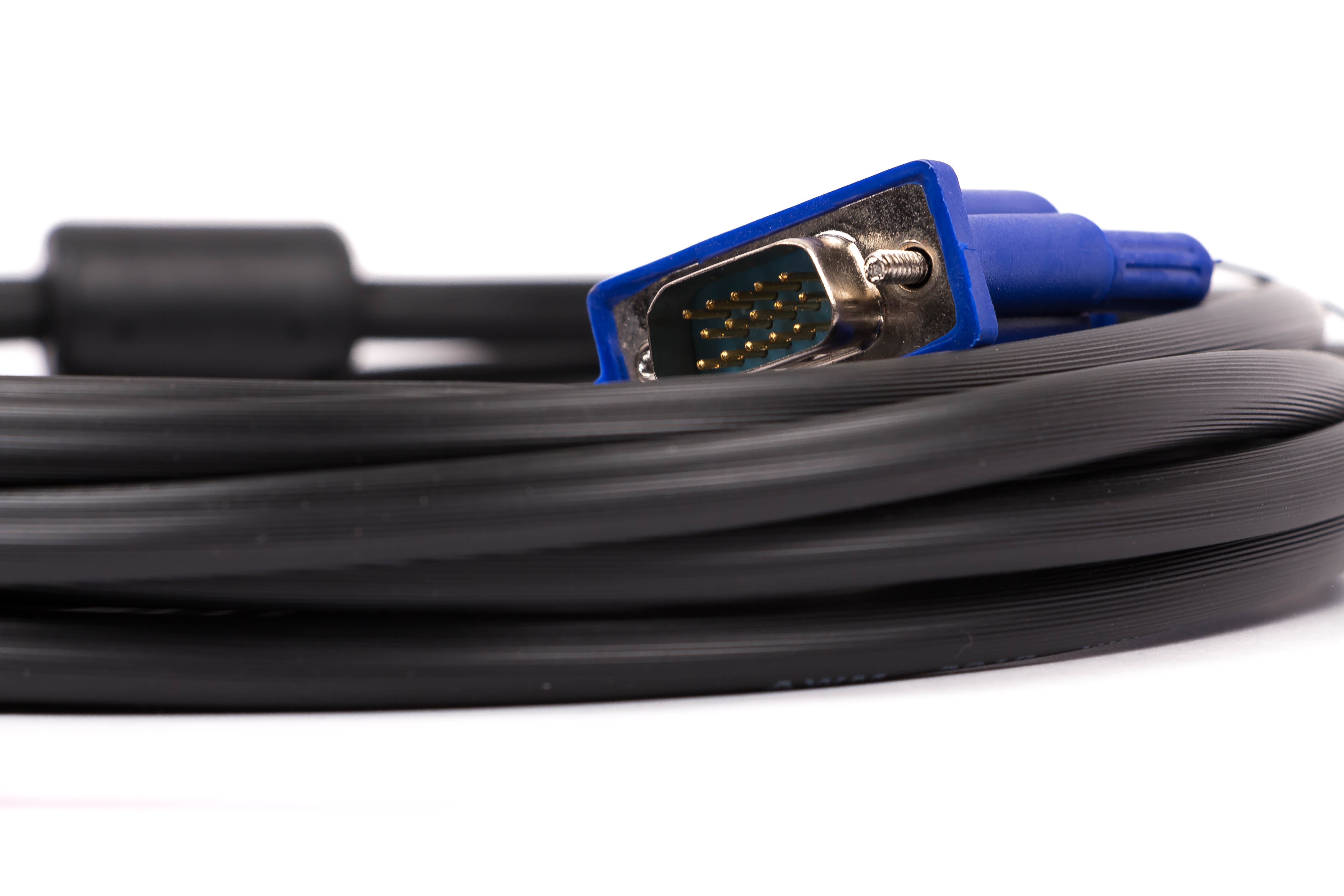 Cable VGA Naceb Technology 1.5m Macho/Macho | Conectores HD15 Reforzados | Transmisión de Video Clara