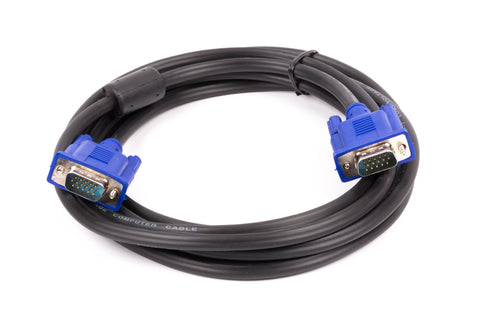 Cable VGA Naceb Technology 1.5m Macho/Macho | Conectores HD15 Reforzados | Transmisión de Video Clara