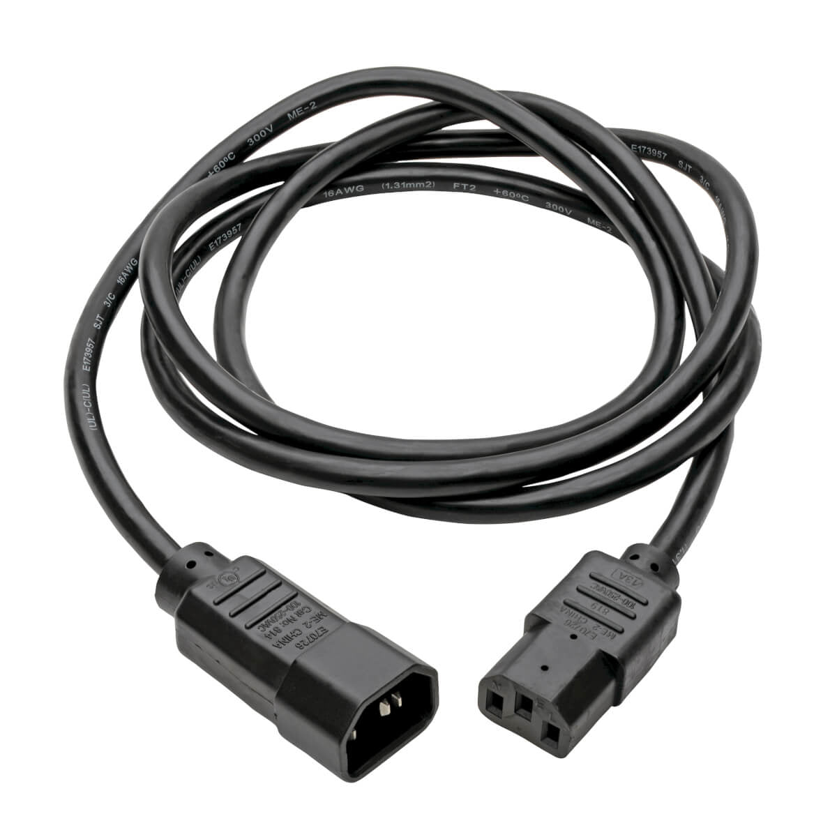 Cable de Alimentación P004-006-13A para PDU - Conectores C13 a C14 de 1.83 Metros 13A - Conexión Segura de Servidores - Calidad Profesional