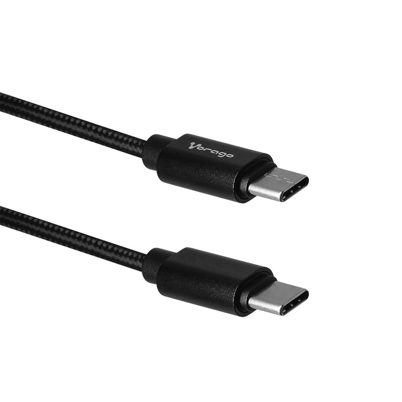 Cable  VORAGO CAB-124-BK - USB C, USB C, Macho/Macho, 1 m, Negro