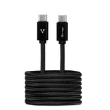 Cable  VORAGO CAB-124-BK - USB C, USB C, Macho/Macho, 1 m, Negro