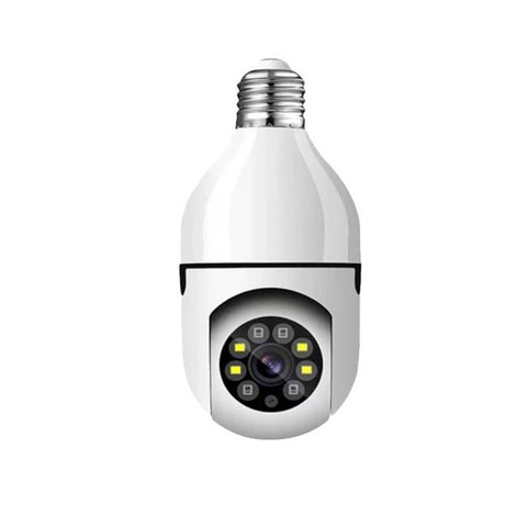 CÁMARA foco DBUGG DB-FF01 Esta cámara tipo domo  te permitirá registrar diversos momentos. Cuenta con resolución de 3MP - Se conecta a roseta E27