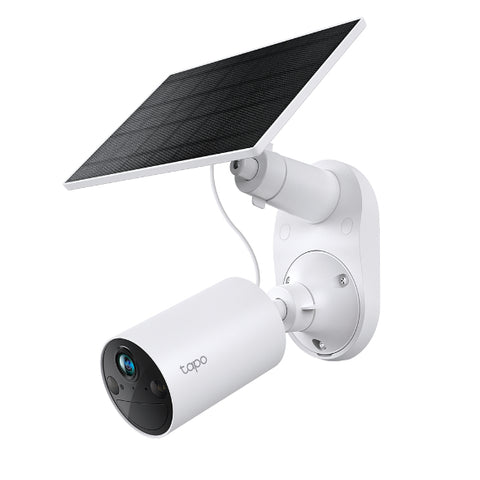 Kit de Cámara de Seguridad Solar TP-LINK Tapo C410 KIT - Panel Solar Incluido con Resolución HD - Monitoreo Autónomo Exterior - Seguridad Ecológica