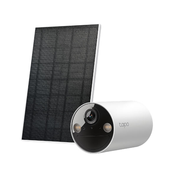 Kit de Cámara de Seguridad Solar TP-LINK Tapo C410 KIT - Panel Solar Incluido con Resolución HD - Monitoreo Autónomo Exterior - Seguridad Ecológica