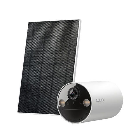 Kit de Cámara de Seguridad Solar TP-LINK Tapo C410 KIT - Panel Solar Incluido con Resolución HD - Monitoreo Autónomo Exterior - Seguridad Ecológica
