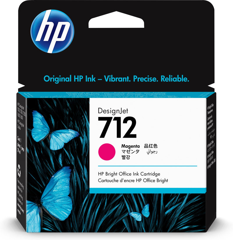 Tinta HP 712 - 3ED68A, Magenta 29ml