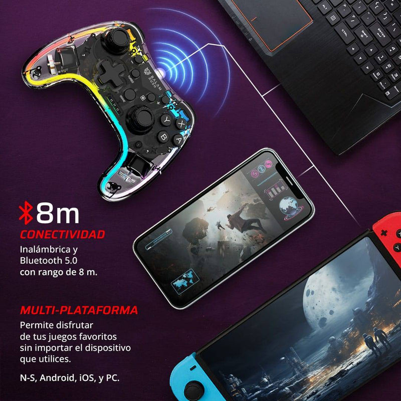 Gamepad Inalámbrico Kontrol Glow SWG600 BALAMRUSH AZENDER SERIES