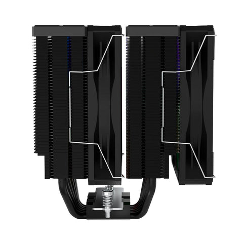 Enfriamiento De Aire Balam Nitrox Nx70 Cpu 2 Ventiladores Argb Negro Br-937382