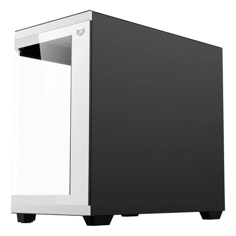 Gabinete Balam Rush Med Tor Tank 9600 Usb 3.0, 4 Ventiladores Argb, Blanco/Negro (Br-938693)