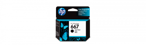 Cartucho Hp 667 Negro Ink Advantage 3Ym79Al