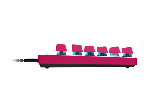 Teclado Gamer Logitech G PRO X TKL RAPID, USB. Color Rosa (920-013133) - inglés
