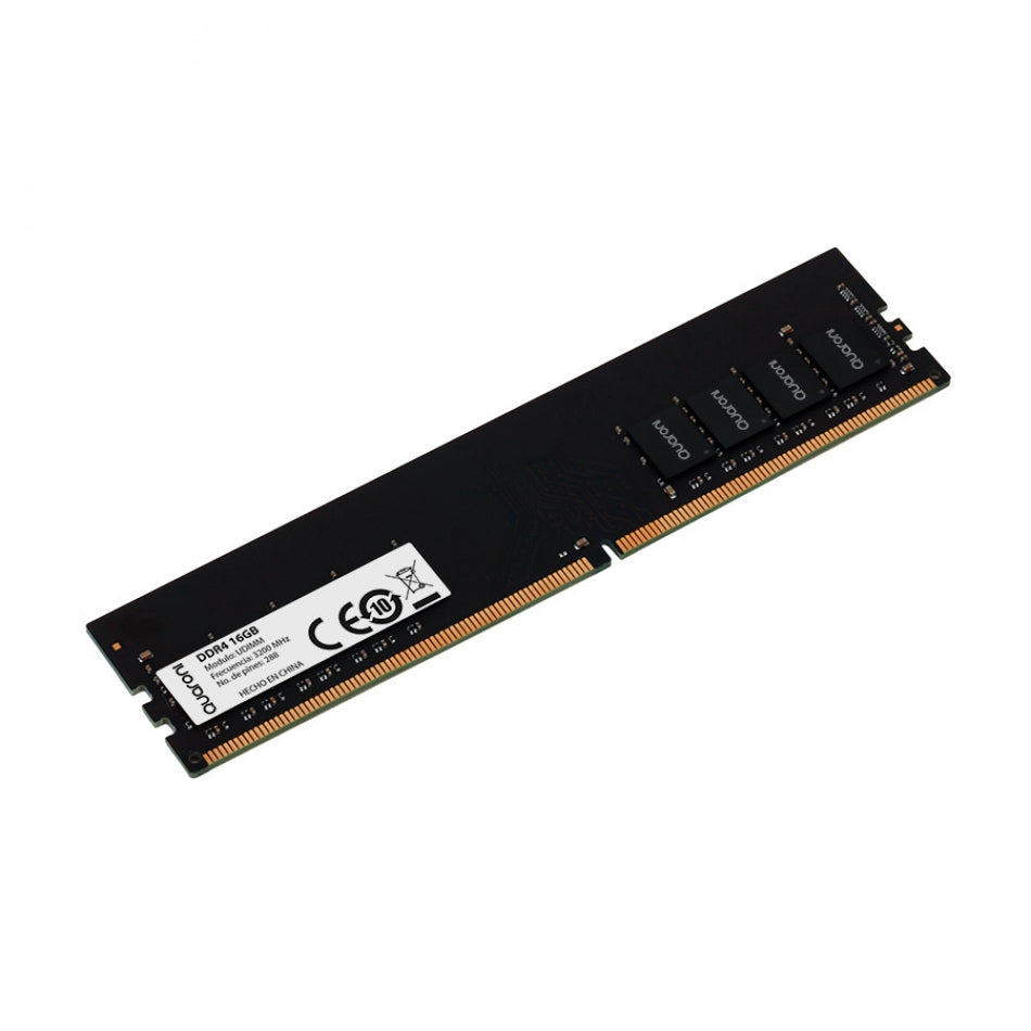 Memoria RAM Quaroni 16GB DDR4 | 3200 MHz UDIMM CL22 | Máxima Fluidez para Tareas y Juegos | Alta Calidad 100% Nuevo