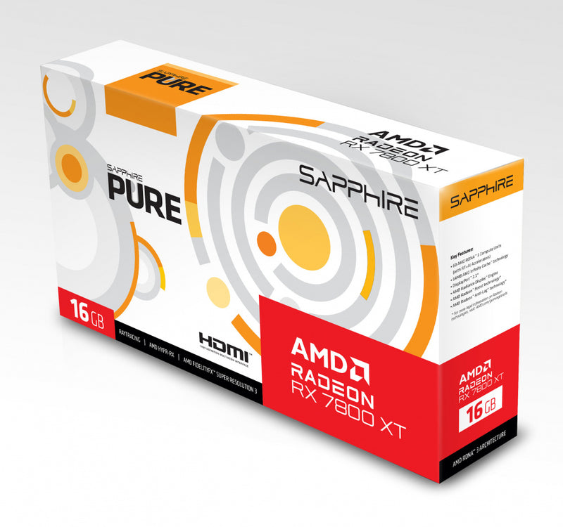 Tarjeta De Video Sapphire Pure Rx7800Xt Ddr6 16Gb (11330-03-20G)