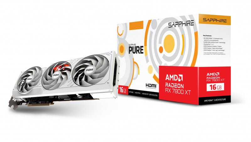 Tarjeta De Video Sapphire Pure Rx7800Xt Ddr6 16Gb (11330-03-20G)