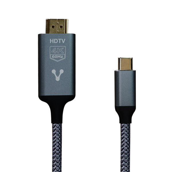 Cable Convertidor Vorago Tipo C A Hdmi 4K 1.8 Mt Cab-310