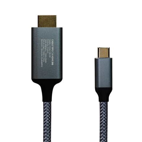 Cable Convertidor Vorago Tipo C A Hdmi 4K 1.8 Mt Cab-310
