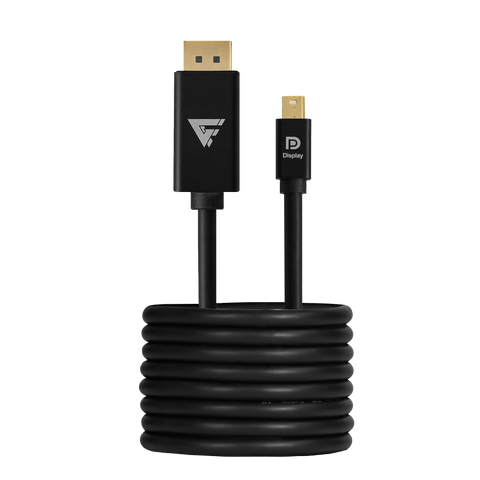 Cable Game Factor Mini Display Port A Display Port 4K 2 Mts Ch. Oro 24K (Mdtd400)