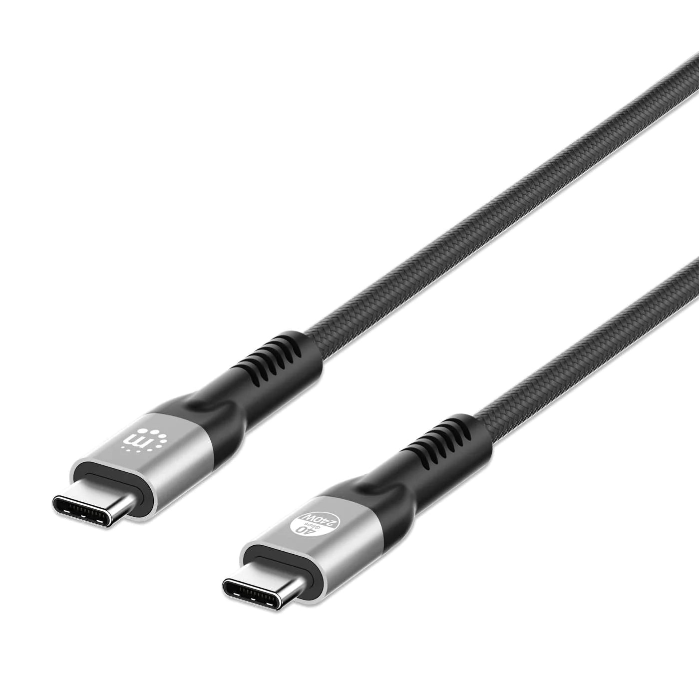 Cable Manhattan Usb-C V4 Thunderbolt4 C-C 1.0M 8K 240W (356374)