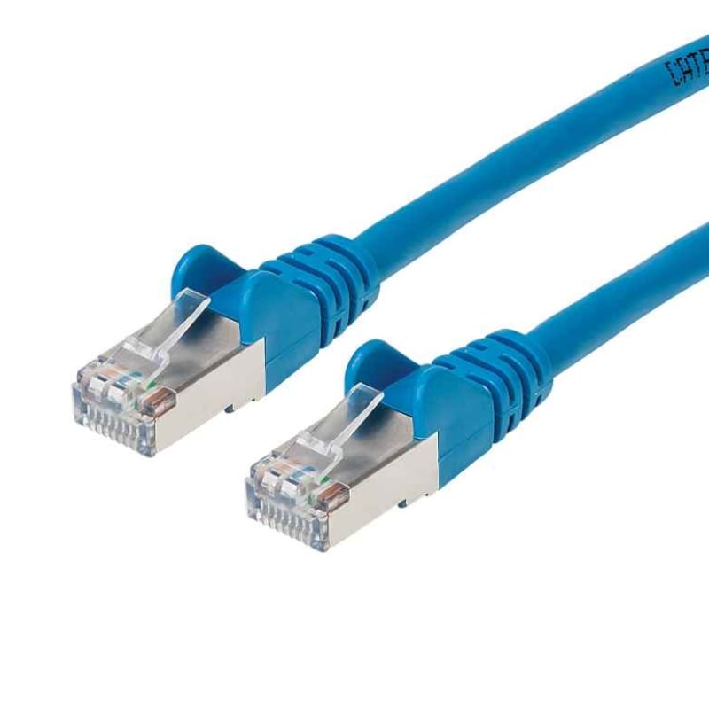 Cable Patch Intellinet Cat 6A, 30Cm (1.0F) Sin Ftp Azul (315982)