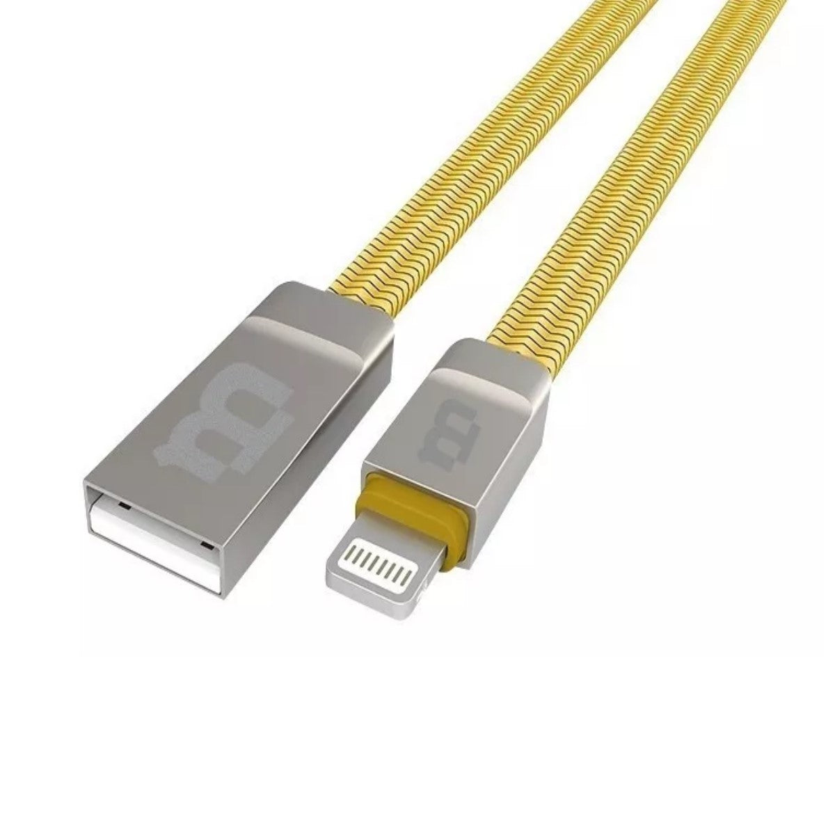 Cable Tejido Blackpcs Zinc Lightning Oro 1M (Caglz-3)
