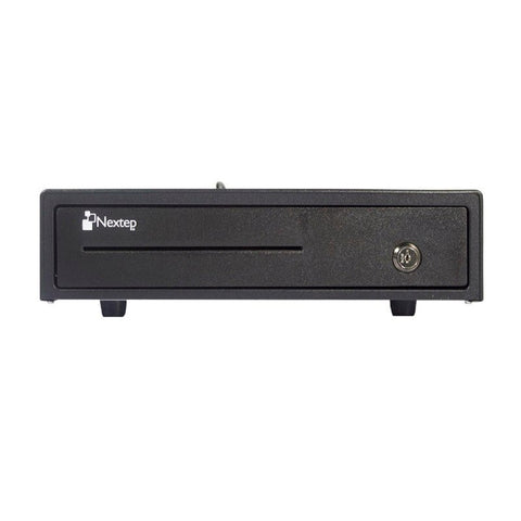 Cajon De Dinero Nextep 4 Billetes 8 Monedas NE-514 Negro Acero RJ11