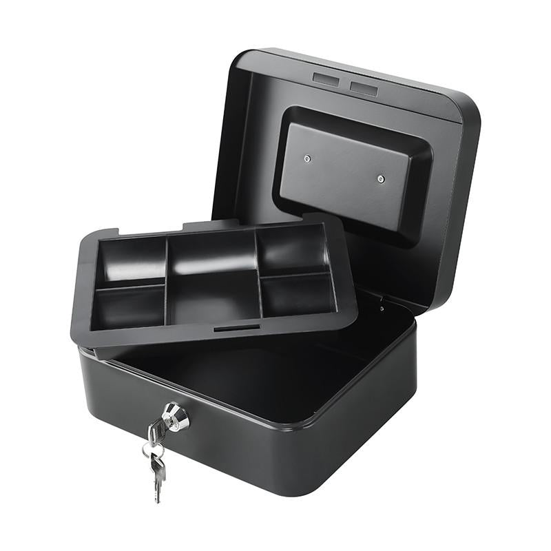 Cajón De Dinero Qian, Con Llave, 5 Compartimentos Para Billetes O Para Monedas, Compartimento Extraíble, Cajas Registradoras, Para Guardar Joyas, Relojes, Billetes, Monedas, Qoc-143sk