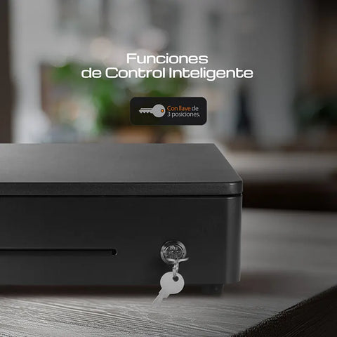 Cajón de Dinero Qian Automático | 4 Billetes y 8 Monedas, QOD-KAR12