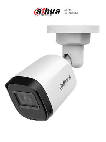 Cámara Dahua  Bullet 2Mp/2.8Mm/Plástico(Dh-Hac-B1A21N-U-0280B)