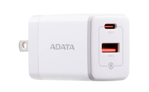 Cargador De Pared Adata Usb 35W,Usb-C Blanco (CHARGERU-0352-QCPDWH)