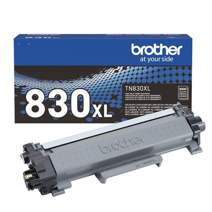 Cartucho Toner Brother Alto Rendimiento Negro Hasta 3000 Pag (Tn830XL)