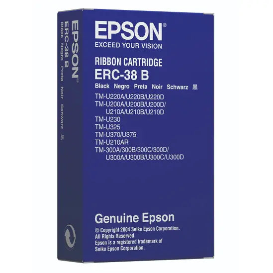 Cinta Epson Tmu-200 Tm-300 Tm-U325 Tm-U375 Erc-38B