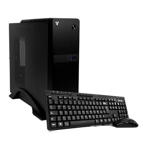 Computadora  Desktop Vorago Slimbay 5 Intel Core I5 14400, Ram 16Gb, Almacenamiento 500Gb M.2,  No Dvd, Windows Trial (Sb5 I5 14400-Tr-5)