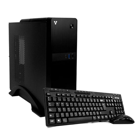 Computadora  Desktop Vorago Slimbay 5 Intel Core I5 14400, Ram 16Gb, Almacenamiento 500Gb M.2,  No Dvd, Windows Trial (Sb5 I5 14400-Tr-5)