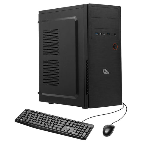 Computadora Qian, Procesador Ryzen 5 4500, 16gb Ram Ddr4, Grafico Rx550, Almacenamiento 480 Ssd - (Qpa-Op4500b-5501m)