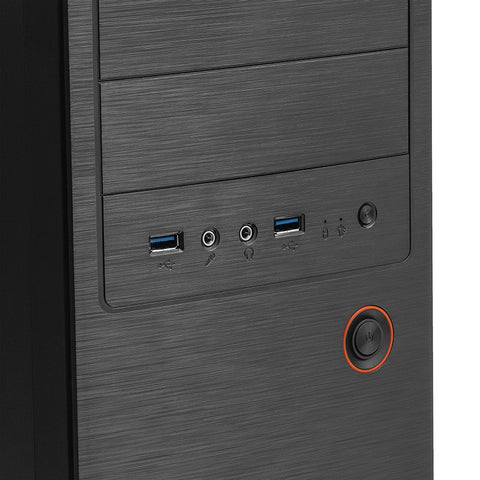Computadora Qian, Procesador Ryzen 5 4500, 16gb Ram Ddr4, Grafico Rx550, Almacenamiento 480 Ssd - (Qpa-Op4500b-5501m)