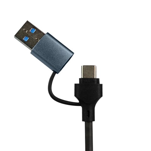 Concentrador Hub Vorago Slim 3 Tipoc+1 Usb3.0, Adaptador C Y Usb (Hu-205)